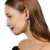 Icke piercing näsring med kedjenäs till öronkedja med tofs punk stil kropp piercing smycken1454914