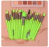 Set di pennelli per trucco occhi 20 pezzi Set di pennelli per colori fluorescenti pinceaux de maquillage Spedizione gratuita DHL