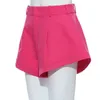 TWOTWINSTYLE Casual Lose Frauen Shorts Röcke Hohe Taille Sexy Strand Stil Kurze Hosen Weibliche Mode Frühling Kleidung Flut 210317