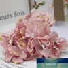 Flores de seda de buquê de hortênsia artificial flores com haste livre para casa decoração casamento presente E7 decorativo grinaldas preço de fábrica especialista qualidade mais recente