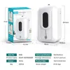 Liquid Soap Dispenser 2200ml Automatic Hand Sanitizer Touchless Machine School Wall-mounted Alcohol Mist Spray