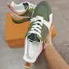 RUN Flats Sneakers Men Sports Real Leather Shoes Casual Woman Women Lace-up AWAY Ruinng Trainers Racer Mbqbh