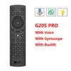 G20S Pro Voice Regullit Smart Air Mouse Gyroscope IR Uczenie się Google Assistant Pilot Control dla X96 Max+ Android TV Box