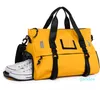 Duffel påsar torr våt separation sko position fitness väska singel axel sport bärbar stor kapacitet bagage
