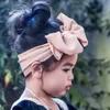 Schattige babymeisjes grote boog hoofdbanden elastische bowknot haarbanden hoofddeksels hoofdbands pasgeboren turban2197743