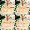 Vente chaude Noël diy2020 une famille bricolage nom manuscrit masque arbre de noël pendentif pendentif décoration en bois
