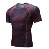 Moda Tempo Libero Drago Vestiti Collant Mute Mute Stagne Uomo Sport Slim T-Shirt a Maniche Corte Vestiti Stretti 298 X2