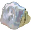 Clusterringen Baroqueonly Natural Freshwater Barokke Special Shaped Pearl Ring Sterling Silver 925 Vintage Style Gray Square RN2596050