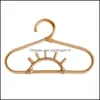 شماعات رفوف الملابس منظمة Housekee Garden Garden Rattan Wall Hooks Sun Moon Sunflower Rainbow Kids Garments Organizer RA328T