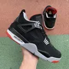 Jumpman 4 Retro Red Thunder 농구화 Mens Women 4s Midnight Navy 군용 Black Cat University Blue A Ma Maniere Sail White Oreo Infrared Bred Canvas Sneakers