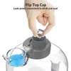 3.7L 2.5L 1.5L Clear Big Gallon of Drinking Water Bottles Plastic Large Capacity Kettle For GYM Fitness Tourism BPA FREE Sports 211013