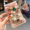 Pearl Cube Ball Basic Elastic Hair For Girl Pink Rabbit Tie Gum Scrunchie Ring Elastici 2021 Set di accessori per capelli