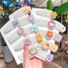 Hair Accessories 4PCS/Set Girls Elegant Full Pearls Cartoon Hairpins Sweet Ornament Headband Clip Barrette Fashion