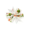 Baby Girls 3 Inch Ghost Pumpkin Halloween Grosgrain Ribbon Bows With Clip Pinwheel Hair Clips Hairpin Barrettes Beautiful HuiLin 327 U2