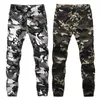 Herenbroek Merk Lente Herfst Army Mode Opknoping Kruis Jogger Patchwork Harem Mannen Grote Camouflage Broeken