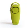 Dog Puppy Training Clicker Obedience Trainer Pet Click & Whistle Agility Keyring SN2065