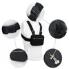 Sports Running Chest Rig Tactical Mobile Phone Holder Bag Shoulder Bag Pack Case Outdoor Running Camping Hiking Black Nylon 91 X2
