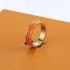 2021 Ny högkvalitativ designer Titanium Steel Band Ringar Mode Smycken Mäns Enkla Modern Ring Ladies Present