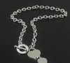 Regalo di Natale Collana in argento 925 con amore Set di braccialetti Gioielli da sposa Collane con ciondolo a cuore Set di braccialetti 2 in 1310e