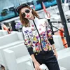 Women's Two Piece Pants 6XL Women Sport Suit Sportswear Spring Autumn Casual Jogger Running Workout Outfit Set Flower Print Jacket Sweatshir