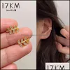 Charm Earrings Jewelry 17Km Fashion Gold Pearl Ear Clips Cuff For Women Men Non-Piercing Fake Cartilage Rings Clip Wholesale Drop Delivery 2