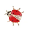 Ladybird Broche Pins de esmalte cristal