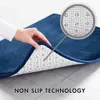 Hem Badmatta Slitstarkt Badrumsmatta Mjuk korall Fleece Memory Foam Rug Mat Kök Toalett Golv Inredning Tvättbara 8 färger 210724