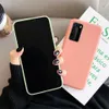 Fodral för Huawei P40 Lite P20lite P30 Pro Case Cand Färg Silikonskydd för Huawei Honor 20s 10i 20i 9x 8x Y9 2019 Nova 5T 3i Y5 Y6