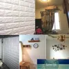 Auto-adesivo adesivos de parede 3d imitação painéis de tijolo quarto decoração impermeável papel de parede cozinha sala de estar tv backdrop1