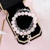 Korean version simple crystal pendant bracelet sister Bracelet personality female student Mori Department