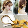 New Style Hairband Fabric Fresh and Sweet Beauty Hairband Mori Female Hair Tie Headband Streamer Headband Jewelry