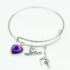 Charmarmband Justera Sport Bangle 10st I Love Gymnastics smycken utbyggbar justerbar trådkrok armband armband