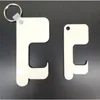 MDF 20pcs Keychain Double Sided Sublimation Blank Wooden Key chain heat press print for bag part ZX2X5659420