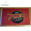 ECHL Indy Fuel Flag 3 * 5ft (90cm * 150cm) Bandiera in poliestere Banner decorazione volante casa giardino bandiera Regali festivi