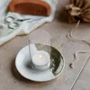 Okładki lampy Odcienie 4 sztuk Dekoracyjny Szkło Craft Candle Creative Cups Dekory