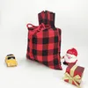 Christmas Decoration Candy Bag Drawstring Pockets Santa Sacks Festival Storage Bags T2I52786