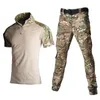 Tracksuit pour hommes Vêtements 2022 Chemises respirantes Pantalons de camouflage Costumes Tactical Combat Training Set