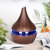 Toppfuktare 300 ml USB Electric Aroma Air Diffuser Wood Ultrasonic Fuidifier Essential Oil Aromatherapy Cool Mist Maker For Home