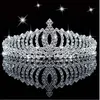 Hair Accessories Chic Crown Rhinestone Inlaid Princess Clip Hairband Bridal Wedding Headwear