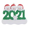 2021 God julgransdekorationer inomhusinredning harts ornament i 5 Editions Co005 av FedEx UPS DHL