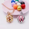 Pendant Necklaces Unique Cage Harmony Ball Musical Angel Caller Necklace With Spiral For Pregnancy Jewelry3812340