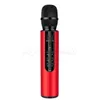 Microfono Condensatore Sound Recording Mic Microfono wireless Microfono Potente altoparlante Bluetooth 2 in 1 KTV Karaoke