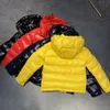 어린이 다운 재킷 아기 소년 가을 겨울 소년을위한 따뜻한 재킷을 유지 어린이 모피 칼라 후드 따뜻한 겉옷 소년 의류