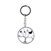 Collier pendentif rond étoile lune vie arbre femme bijoux en argent Sterling pendentifs croissant pour femmes et filles