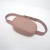 Fashion Women Leather Round Waist Bags, Multi-Functional Belt, Cross Body Chest Bag Handbag Bum Velvet Wave 476434 G12