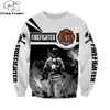 PLstar Cosmos FireFighter Firemen Hero Harajuku Survêtement décontracté Sweat à capuche imprimé 3D / Sweat-shirt / Veste / Hommes Femmes Pull-LJ200826