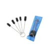 2022 Small Brush for Water pipe cleaner with 5 brushs Shisha Hookah smoking Pipe Cleaner Tools metal wooden pipe cleaners