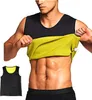 Men's Body Shapers CXZD Men Sauna Suit Heat Trapping Shapewear Sweat Shaper Vest Slimmer Suits Compression Thermal Top Fitness Shirt