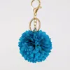 KImter Women Flower Makeup Key Rings Läppspegel Dekorativ väska Pendants Charms Keychains Tillbehör Mode Smycken Presenter P66FA