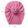 Chapeau de bébé tressé en coton solide pour enfants nouveau-nés, bonnets d'escargot, casquettes d'hiver et d'automne, Turban doux pour bébé garçon et fille, nouveau couvre-chef